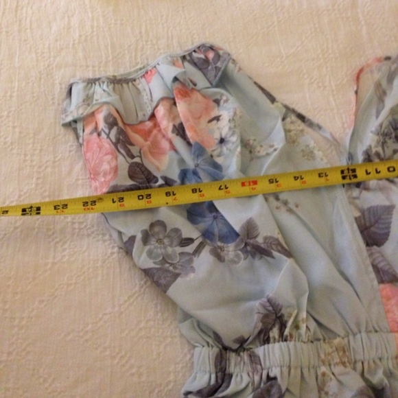 GIRLY & FLIRTY LITTLE BLUE ROMPER - Picture 6 of 7